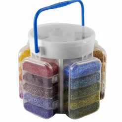 Five-Sided Portable Bead Caddy Kit by Bead Landing™