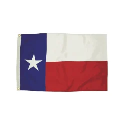 Flagzone Texas Outdoor Flag with Heading & Grommets