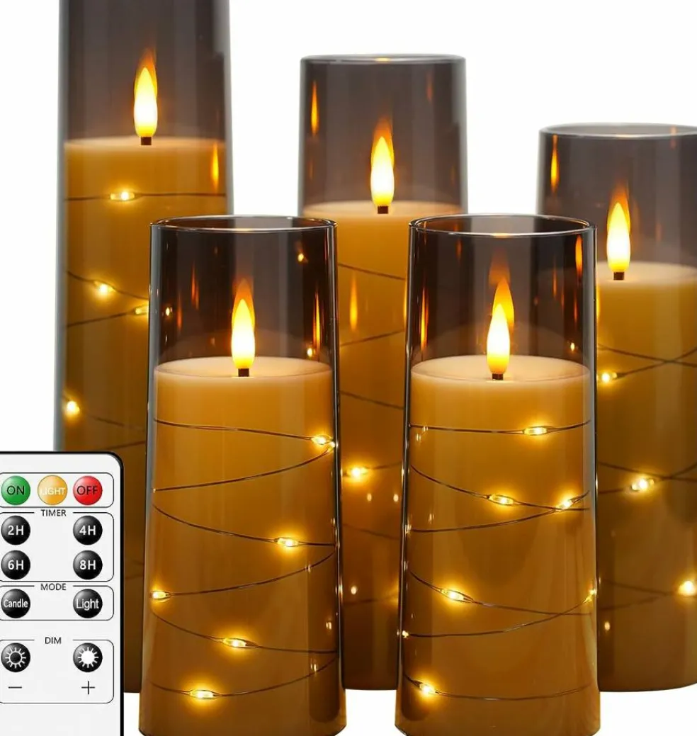 Flameless LED Candles with Timer