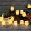 Flameless LED Tea Lights Set, Battery Operated Votive Candles Decor
