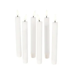 8" Flameless Wax Candles with Remote Control, 6ct.