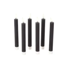 8" Flameless Wax Candles with Remote Control, 6ct.