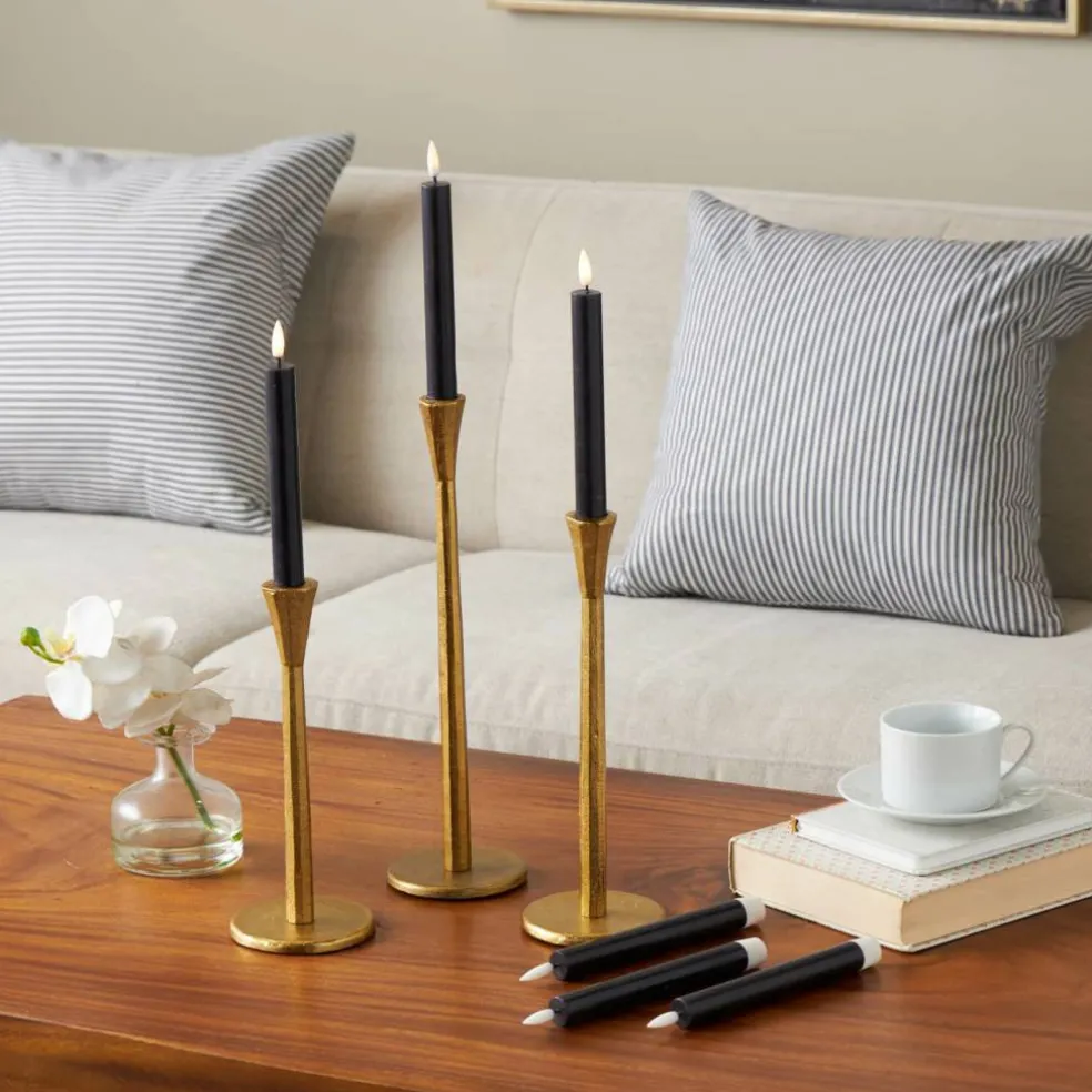 8" Flameless Wax Candles with Remote Control, 6ct.