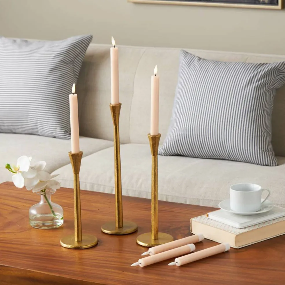 8" Flameless Wax Candles with Remote Control, 6ct.
