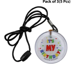 Flashing "It's My Birthday" Necklace - 3 Function, With effortless elegance | Raheev®