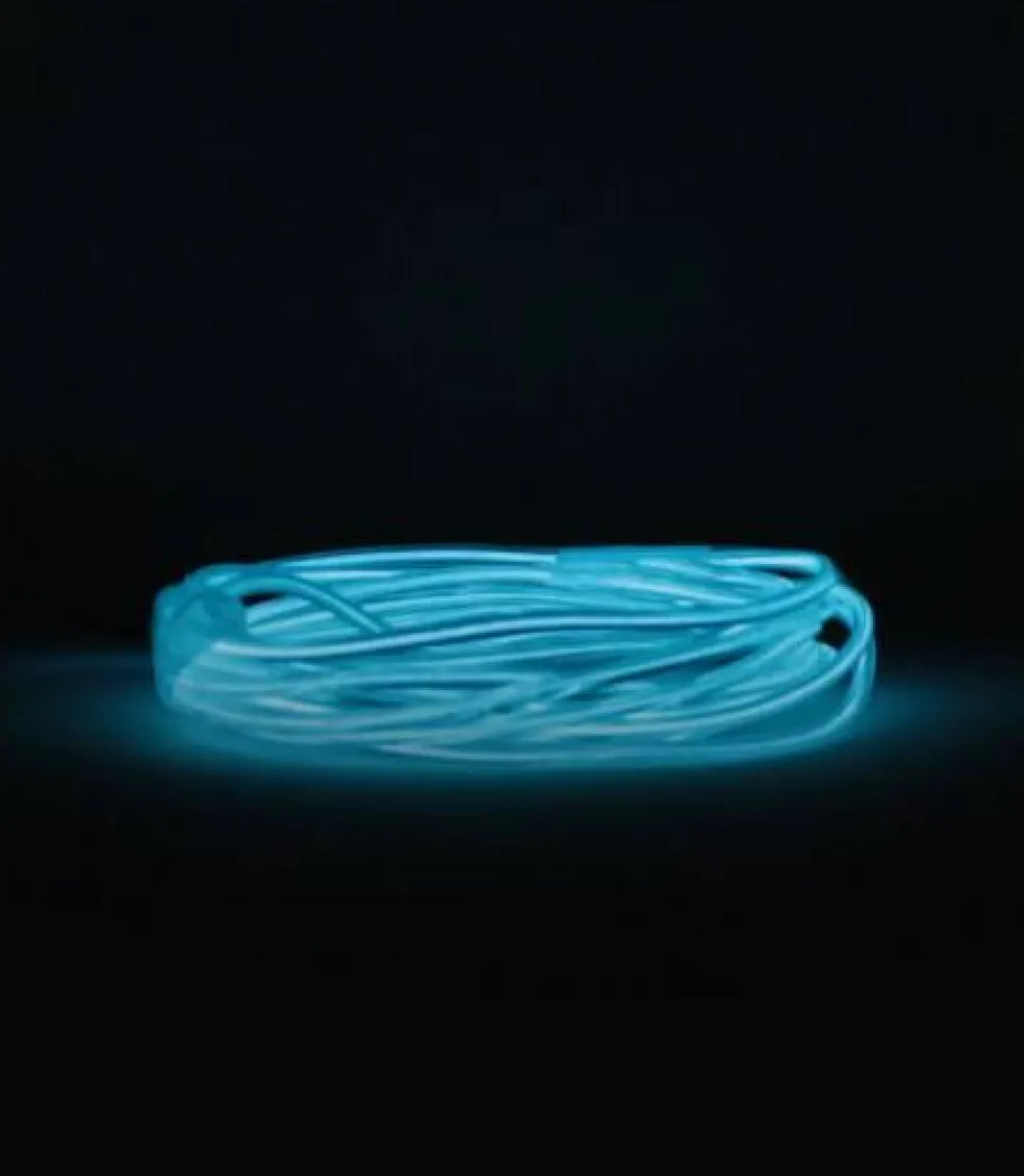 FlexiShine 6ft Neon Glow Wire Wearable & Fun Battery LED Decor