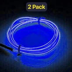 FlexiShine 6ft Neon Glow Wire Wearable & Fun Battery LED Decor