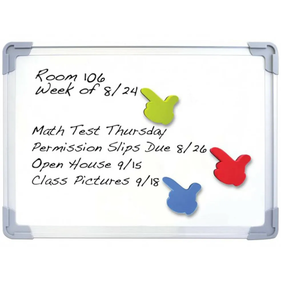 Flipside Magnetic Dry-Erase Desktop Easel Set