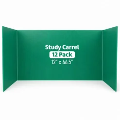 Flipside Products Plastic Study Carrels, 12