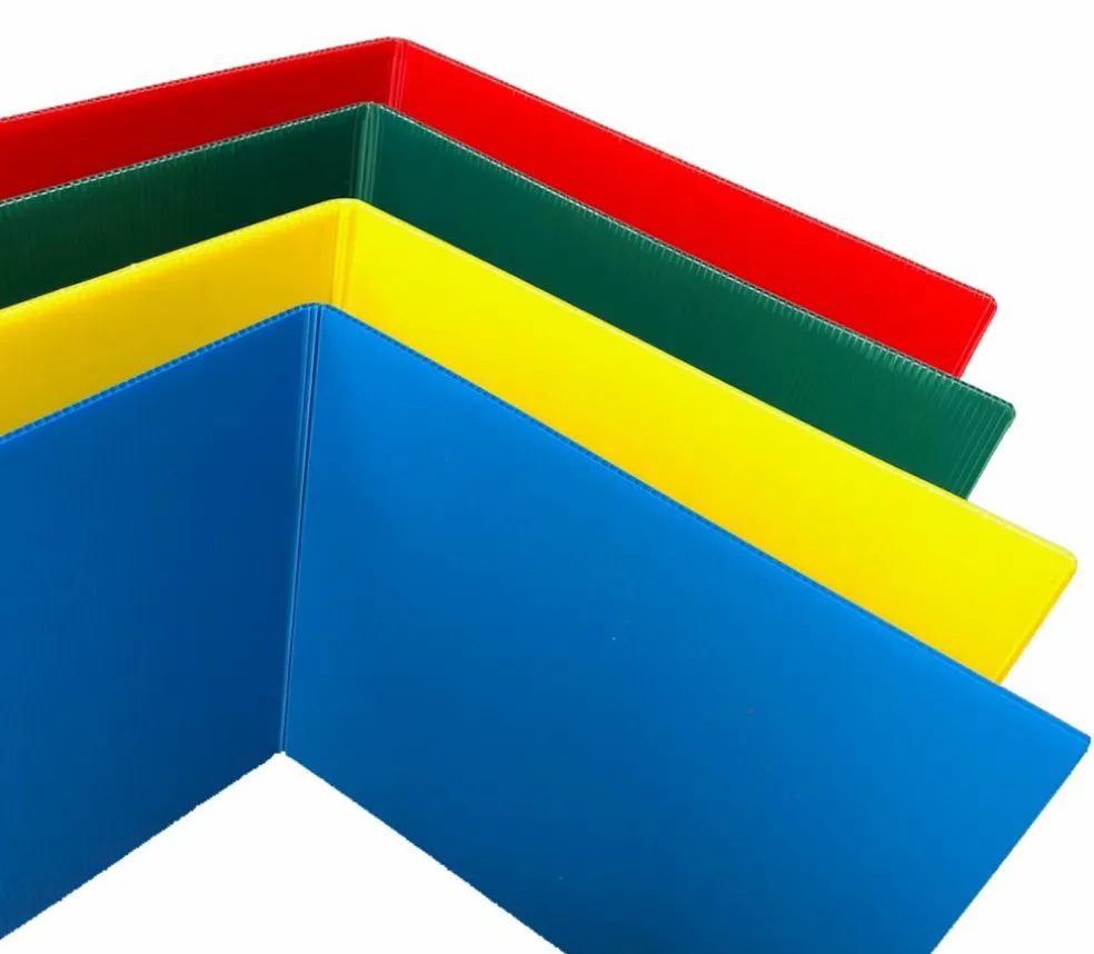 Flipside Products Plastic Study Carrels, 12" x 46.5", 3mm Trifold Desk Dividers, Classroom Privacy Boards, Foldable Testing Partitions