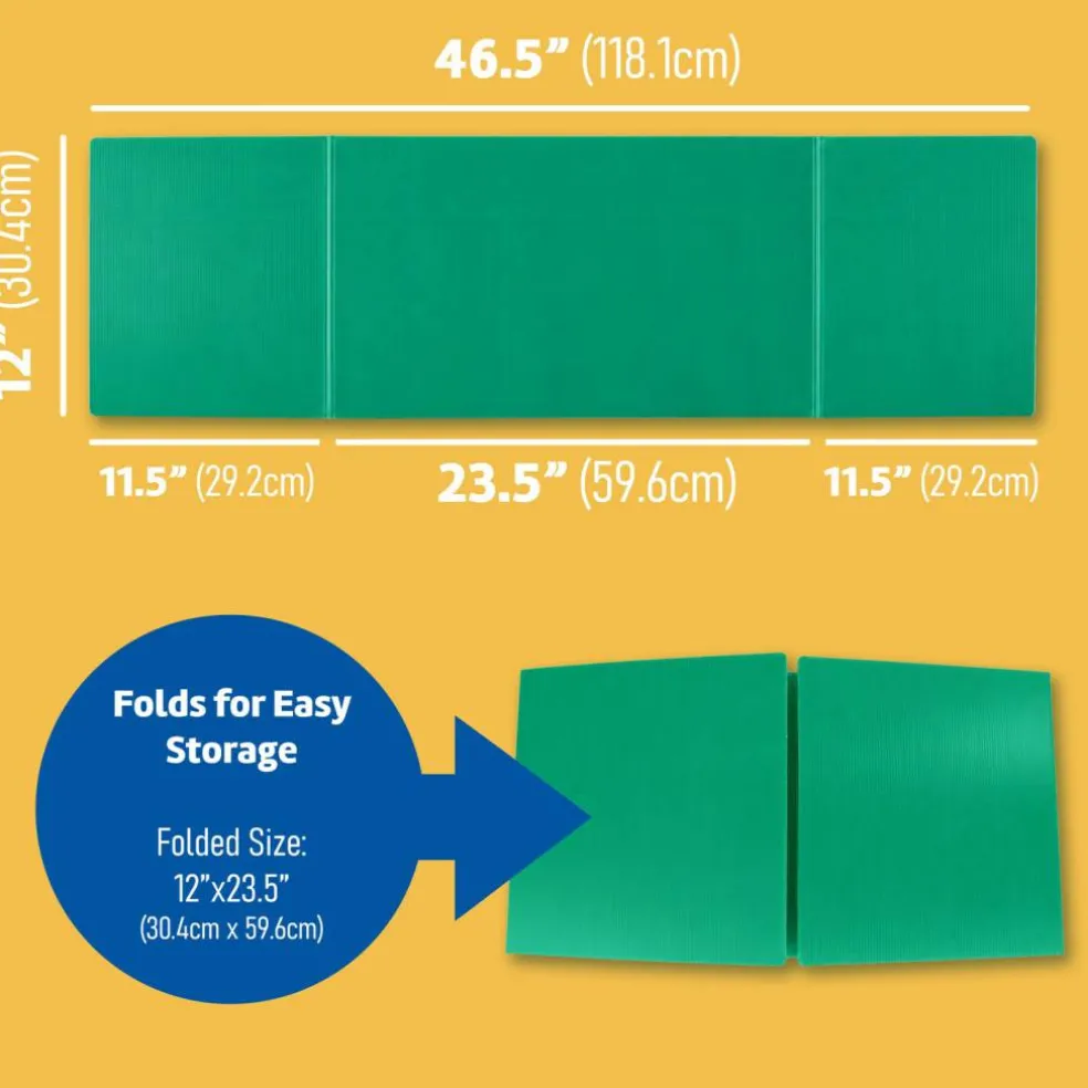 Flipside Products Plastic Study Carrels, 12" x 46.5", 3mm Trifold Desk Dividers, Classroom Privacy Boards, Foldable Testing Partitions