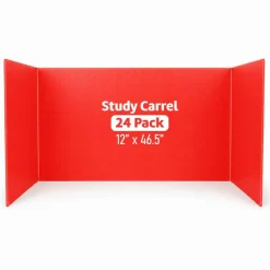 Flipside Products Plastic Study Carrels, 12