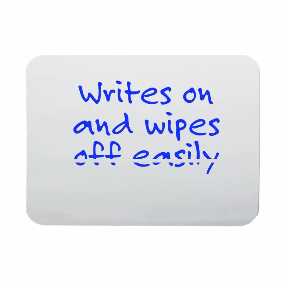 Flipside Products White Dry Erase Unframed Board, Home, Office, Classroom, Large White Board, Writable and Erasable