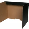 Flipside Products 54" x 18" Black Desktop Privacy Screen, Small, Dividers For Laptops And Computers, Reduce Distractions, Test Divider, Pack of 24