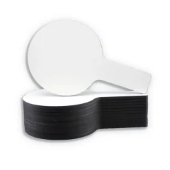 Flipside Products - 5" x 9" Mini Dry Erase Answer Paddles With Dry Erase Marker And Erasers, Handheld Whiteboard
