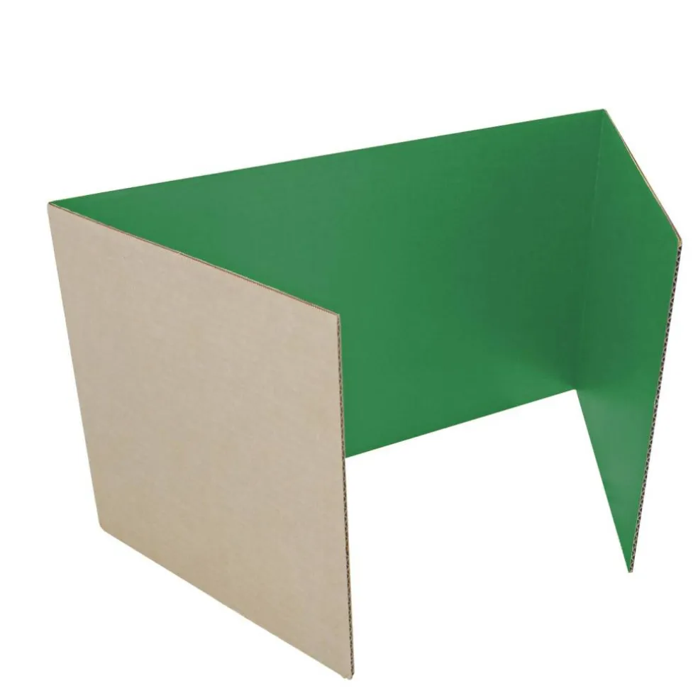 Flipside Products 12”x 48” Study Carrels, Privacy Boards, Student Privacy and Focus Booth for The Classroom, Desk Divider Cubby for Tests