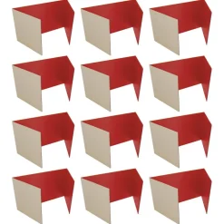 Flipside Products 18”x 48” Study Carrels, Privacy Boards, Student Privacy and Focus Booth for The Classroom, Desk Divider