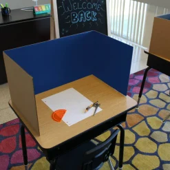Flipside Products 18”x 48” Study Carrels, Privacy Boards, Student Privacy and Focus Booth for The Classroom, Desk Divider
