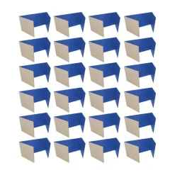 Flipside Products 18”x 48” Study Carrels, Privacy Boards, Student Privacy and Focus Booth for The Classroom, Desk Divider