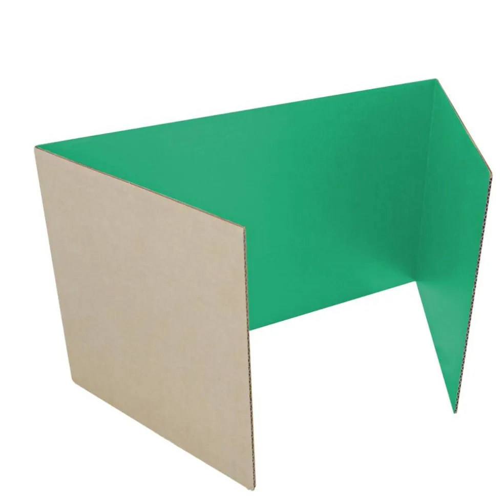Flipside Products 18”x 48” Study Carrels, Privacy Boards, Student Privacy and Focus Booth for The Classroom, Desk Divider
