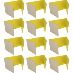 Flipside Products 18”x 48” Study Carrels, Privacy Boards, Student Privacy and Focus Booth for The Classroom, Desk Divider