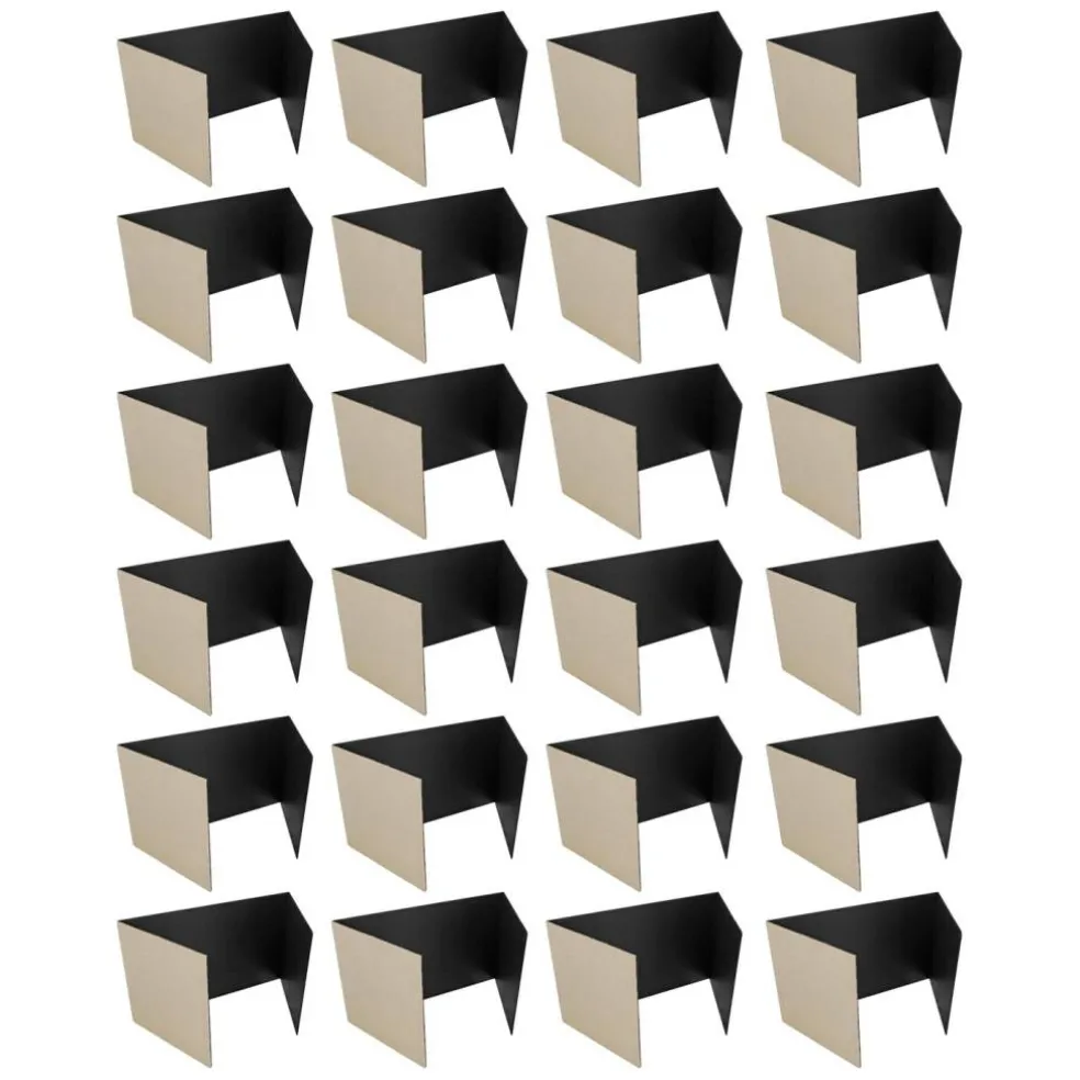 Flipside Products 18”x 48” Study Carrels, Privacy Boards, Student Privacy and Focus Booth for The Classroom, Desk Divider
