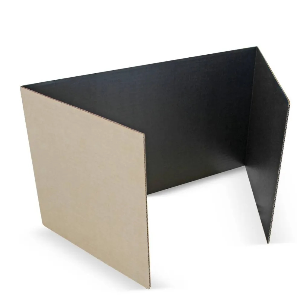 Flipside Products 18”x 48” Study Carrels, Privacy Boards, Student Privacy and Focus Booth for The Classroom, Desk Divider