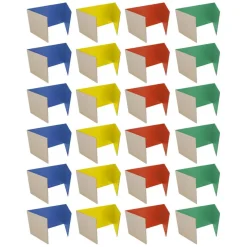 Flipside Products 18”x 48” Study Carrels, Privacy Boards, Student Privacy and Focus Booth for The Classroom, Desk Divider