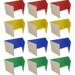 Flipside Products 18”x 48” Study Carrels, Privacy Boards, Student Privacy and Focus Booth for The Classroom, Desk Divider