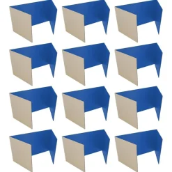 Flipside Products 18”x 48” Study Carrels, Privacy Boards, Student Privacy and Focus Booth for The Classroom, Desk Divider