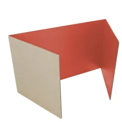 Flipside Products 18”x 48” Study Carrels, Privacy Boards, Student Privacy and Focus Booth for The Classroom, Desk Divider