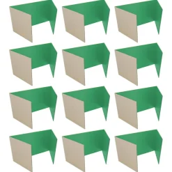 Flipside Products 18”x 48” Study Carrels, Privacy Boards, Student Privacy and Focus Booth for The Classroom, Desk Divider