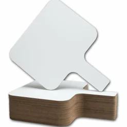 Flipside Rectangular Dry Erase Answer Paddle, Pack of 12