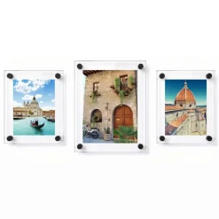 Floating Acrylic Gallery Wall Frame Set with 1