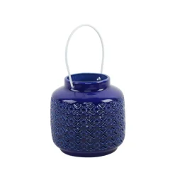 Flora Bunda® 5.5" LED Birds Eye Ceramic Lantern