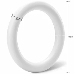 FloraCraft® CraftFōM 10" Extruded Wreath White