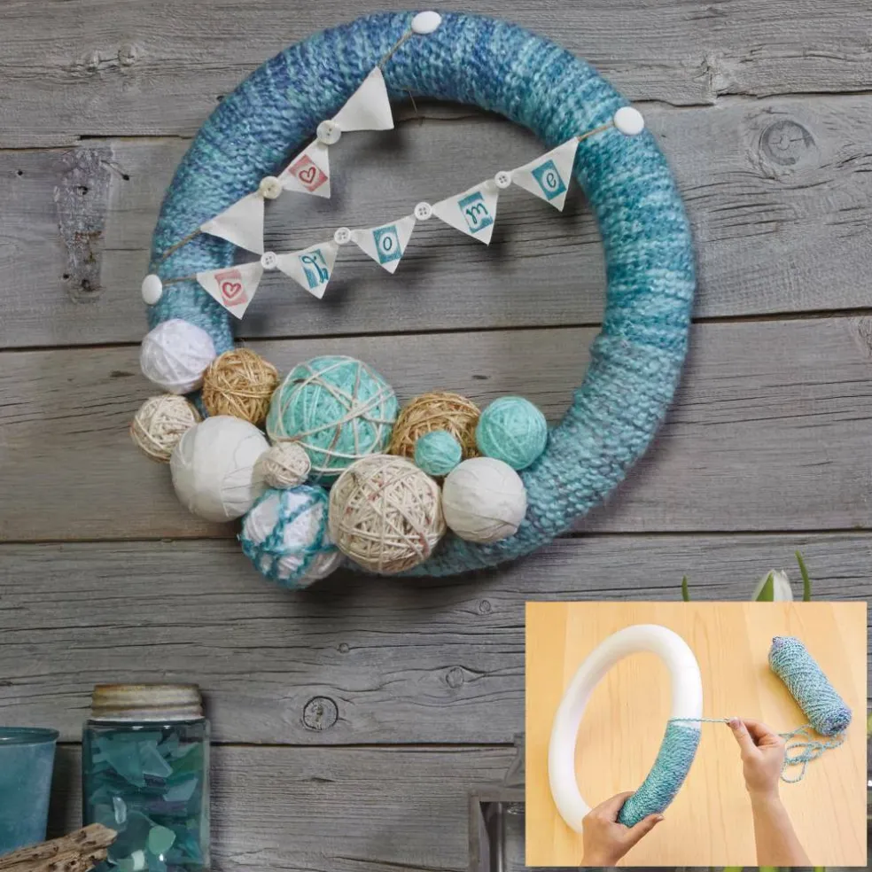 FloraCraft® CraftFōM 10" Extruded Wreath White