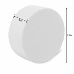 FloraCraft® CraftFōM Round Cake Form White
