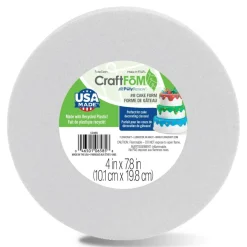 FloraCraft® CraftFōM Round Cake Form White