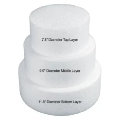 FloraCraft® CraftFōM Round Cake Form White