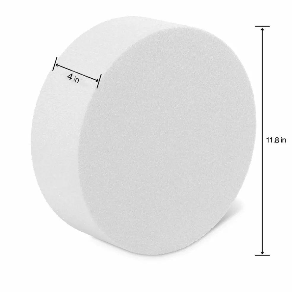 FloraCraft® CraftFōM Round Cake Form White