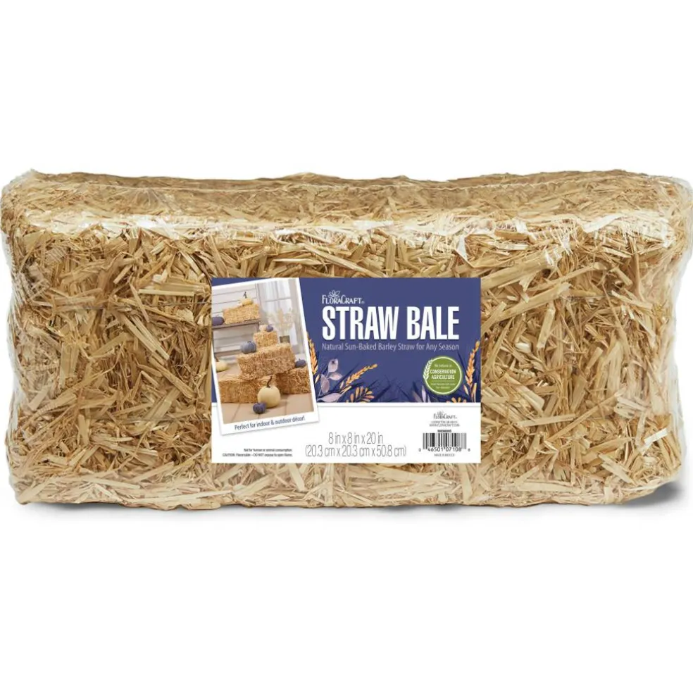 FloraCraft® Decorative Straw Bale