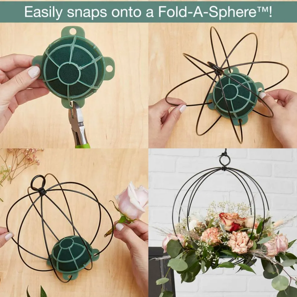 FloraCraft® 2" Green Artesia WetFōM Designer Spot™, 2ct.