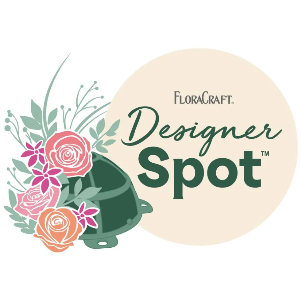 FloraCraft® 2" Green Artesia WetFōM Designer Spot™, 2ct.