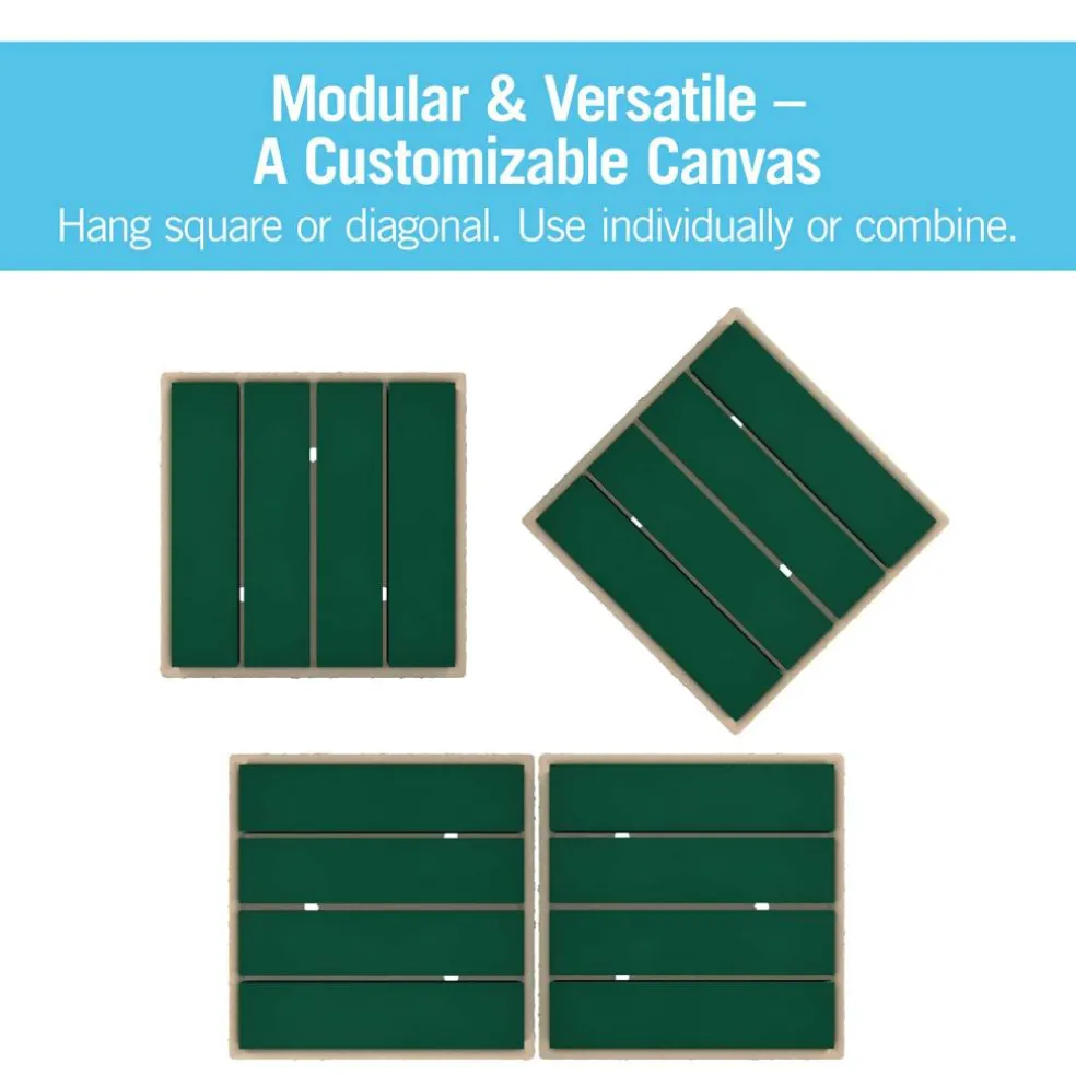 FloraCraft® 11.25" Green Artesia WetFōM® Paper-Mache Tile Form
