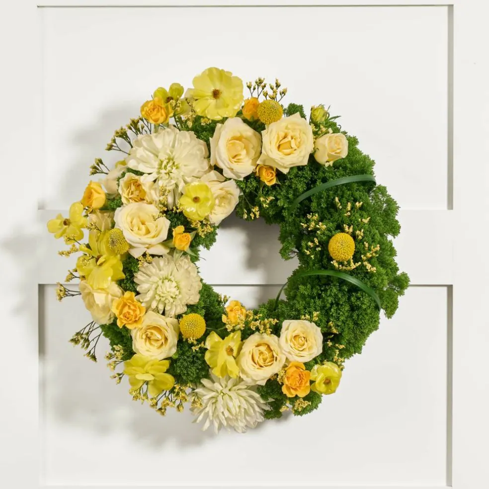FloraCraft® 12.5" Green Artesia WetFōM® Paper Mache Wreath Form