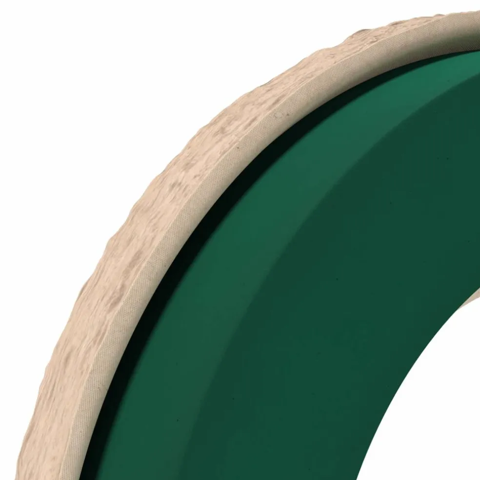 FloraCraft® 12.5" Green Artesia WetFōM® Paper Mache Wreath Form