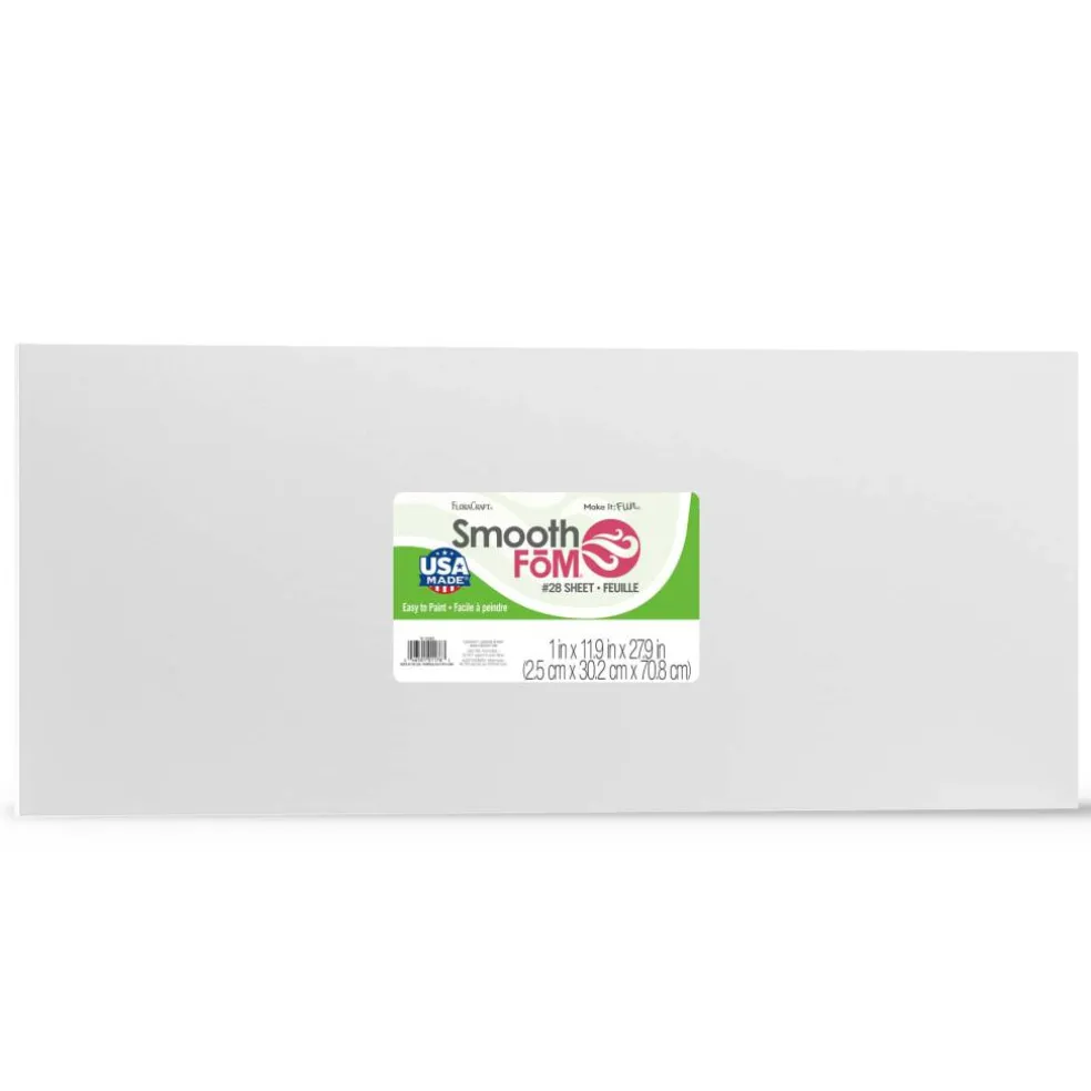 FloraCraft® SmoothFōM® White Foam Sheet