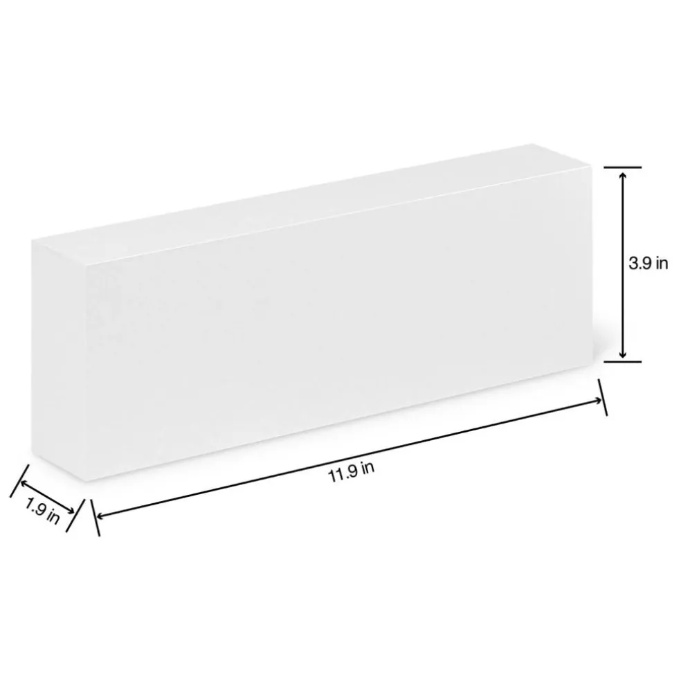 FloraCraft® SmoothFōM® 2" x 4" x 12" White Foam Block