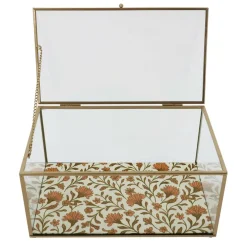 Floral Decorative Glass Box by Ashland®
